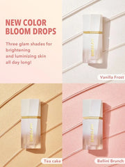 SHEGLAM Glow Bloom Liquid Highlighter-Vanilla Frost Gel Cream Highlighter Shimmer Dewy Finish Long Wear Brightening Non-Caking Waterproof Glow Highlighter Makeup