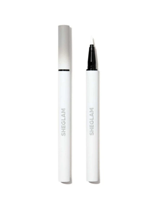 SHEGLAM Color Crush Liquid Eyeliner-Call Your Mom 7 Colors Smudge-Proof High Pigment Eyeliner Pencil Sweatproof Long Lasting Easy To Use White Eyeliner