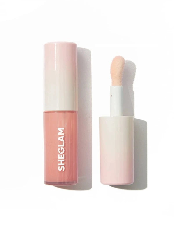 SHEGLAM Hot Goss Plumping Lip Gloss-Oh Em Gee  Instant Volumising Tinted Lip Gloss High Shine Finish Moisturizing Lip Plumper Gloss Reduce Lip Fine Lines Non-Sticky Lip Glow Oil