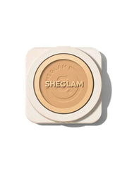 SHEGLAM Skin-Focus High Coverage Powder Foundation-Nude 36 Shades Oil-Control Poreless Flawless Full Coverage Lightweight Pressed Powder Soft Matte Smoother-Looking Setting Powder Face Makeup