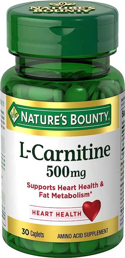 Nature's Bounty L-Carnitine 500 mg, 30 Tablets