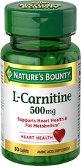 Nature's Bounty L-Carnitine 500 mg, 30 Tablets