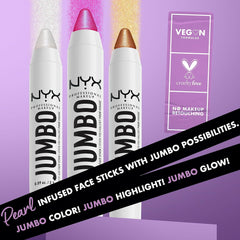 NYX PROFESSIONAL MAKEUP, Jumbo Multi-Use Face Highlighter Stick - Blueberry Muff