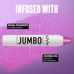 NYX PROFESSIONAL MAKEUP, Jumbo Multi-Use Face Highlighter Stick - Blueberry Muff