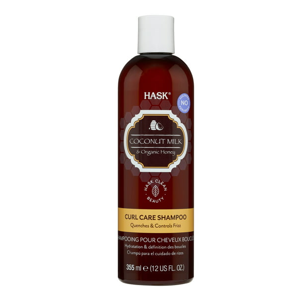 Hask Curl Coconut Milk & Honey Care Shampoo, 12 Ounce