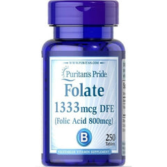 Puritan's Pride Folate 1333 mcg DFE-250 Tablets