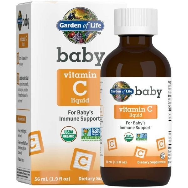 Garden of Life Baby Vitamin CLiquid  Free Drops, 56 mL (1.9 fl oz)Liquid
