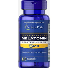 Puritan's Pride Extra Strength Melatonin 5 mg-120 Tablets