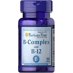 Puritan's Pride Vitamin B-Complex and Vitamin B-12-90 Tablets